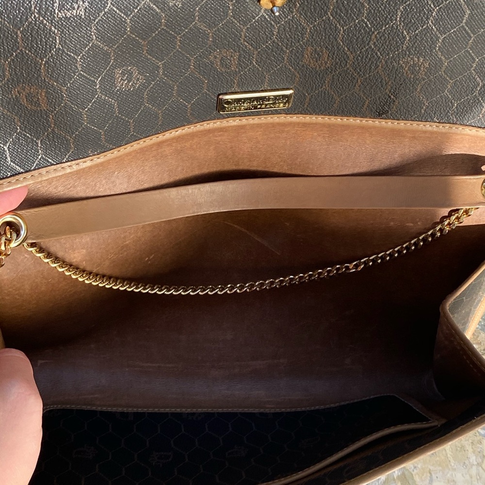 Christian Dior Brown Vintage Monogram Shoulder Bag - Picture 15 of 16